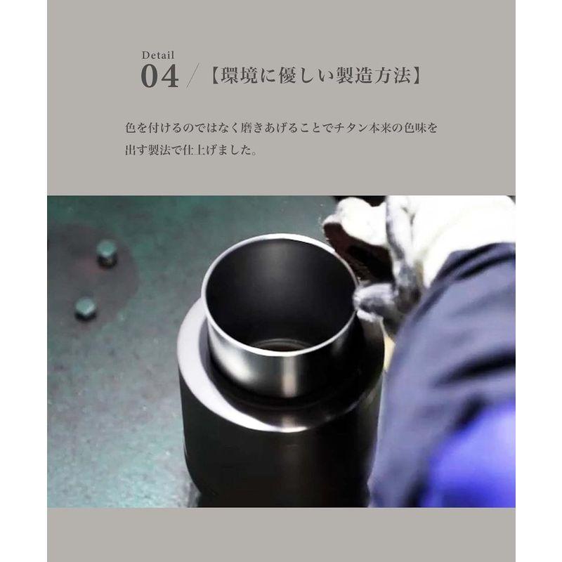 S'more(スモア) Titanium mug double チタンマグ マグカップ チタン コップ チタンコップ ダブル チタン製 アウ｜keywest-store｜06