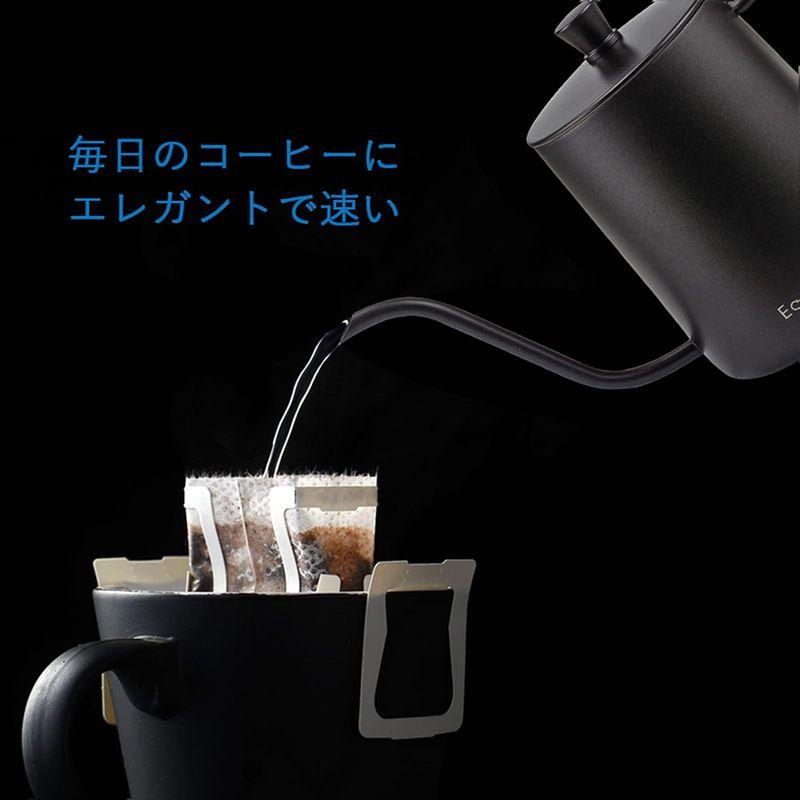 Easyworkz グースネック ケトル 600ml 温度計付き ステンレス鋼 コーヒー ポット ハンド ドリップ 「ブラック」｜keywest-store｜06