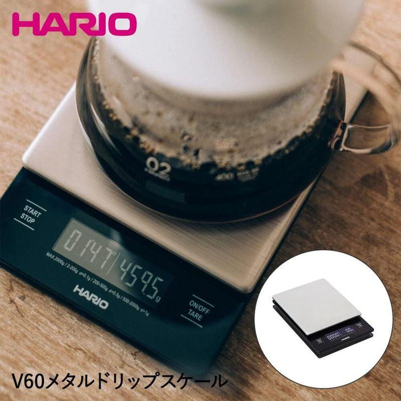 HARIO(ハリオ) V60メタルドリップスケール ヘアラインシルバー コーヒースケール 計量 プレゼント ギフト 贈り物 VSTMN-20｜keywest-store｜05