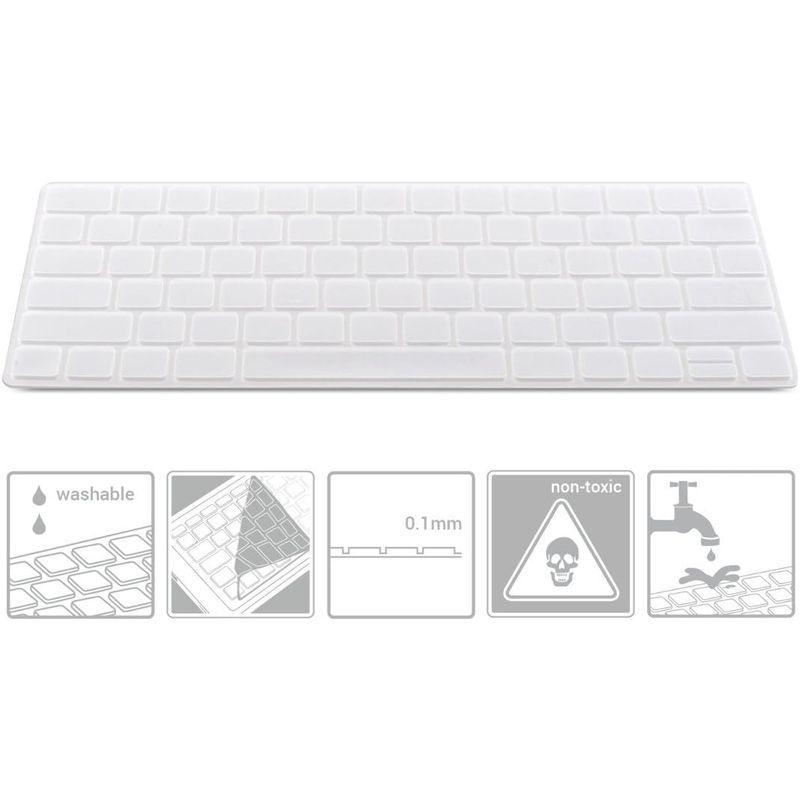 kwmobile 対応: Apple Magic Keyboard キーボードカバー - ノートパソコン ノートPC QWERTY配列 防塵｜keywest-store｜03