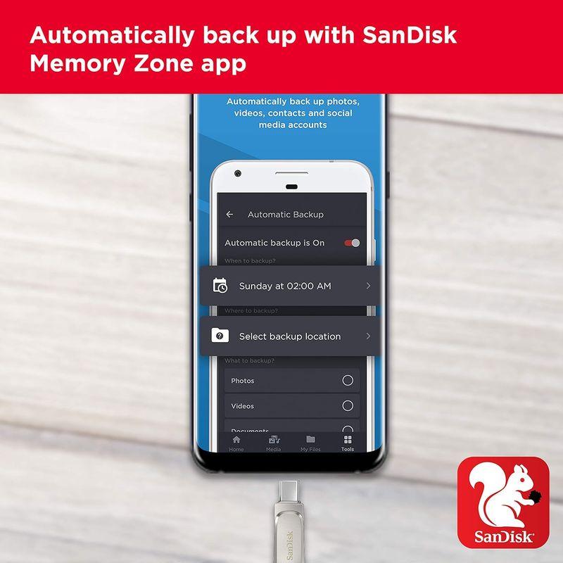 SanDisk 256GB Ultra Dual Drive Luxe USB Type-C to SDDDC4-256G-G46｜keywest-store｜05
