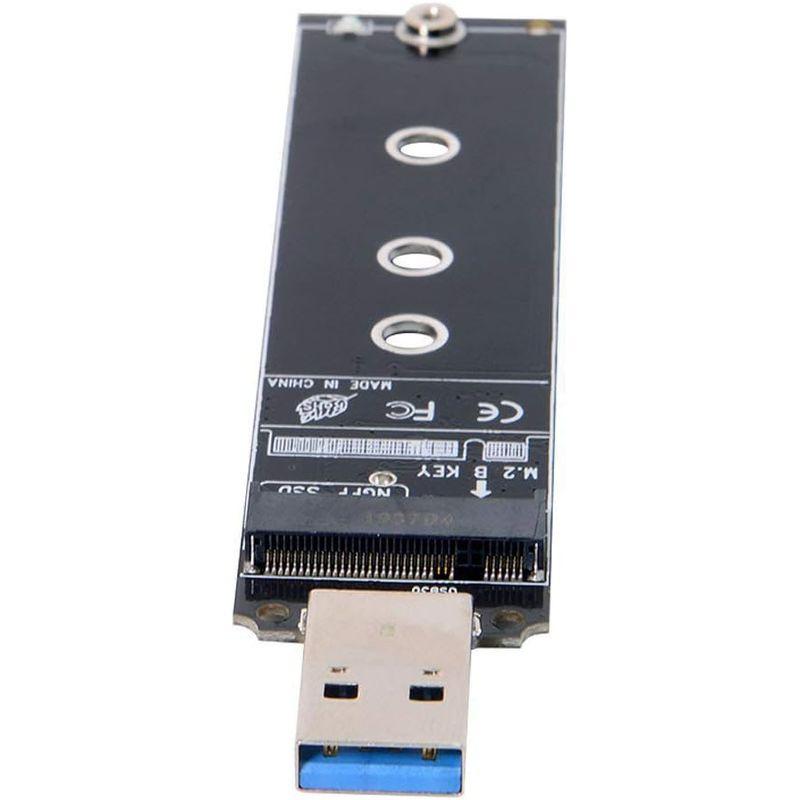 Xiwai B/M-Key NGFF M2 SSD - USB 3.0 外付けPCBAコンベターアダプターカード フラッシュディスクタイプ｜keywest-store｜06