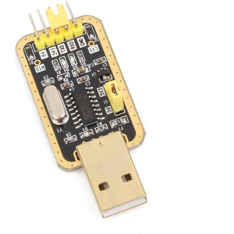 WINGONEER 3.3V / 5V USB to TTLコンバータCH340G UARTシリアルアダプタモジュールGolden｜keywest-store｜02