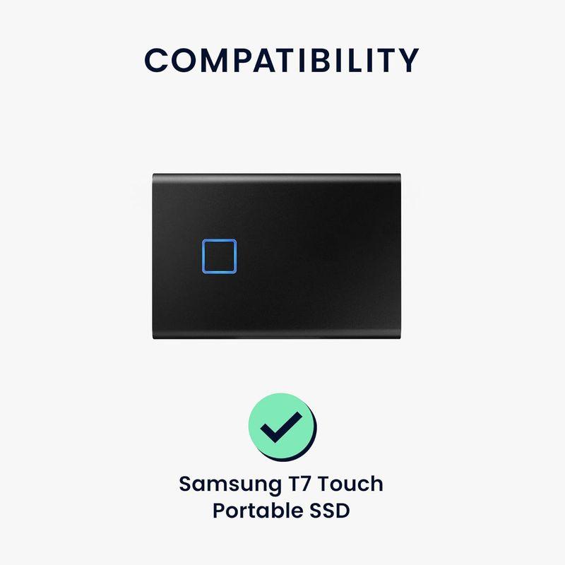kwmobile 対応: Samsung T7 Touch Portable SSD ケース - SSD SSDケース 360度保護 工具不｜keywest-store｜04