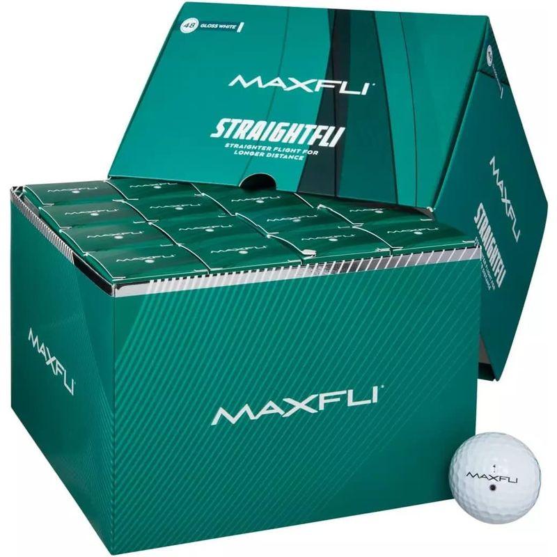 Maxfli (マックスフライ) 2023 Straightfli ストレートフライ Gloss White Golf Balls ゴルフボ｜keywest-store｜05