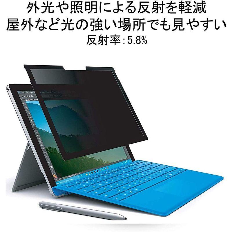 「PCフィルター専門工房」iPad pro 12.9インチ 2018/2020モデル対応 着脱簡単 （縦向タイプ） 覗き見防止フィルター 繰｜keywest-store｜05