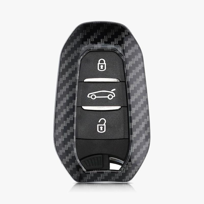 kwmobile 対応: Peugeot Citroen 3-ボタン 車のキー Smartkey (Keyless Go 対応機種のみ) キ｜keywest-store｜02