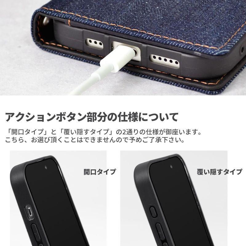 EDWIN 正規品 iPhone15 Pro Max 対応 ケース 手帳型 「タグデニム」 アイフォン15プロマックス用 iPhone 1｜keywest-store｜05