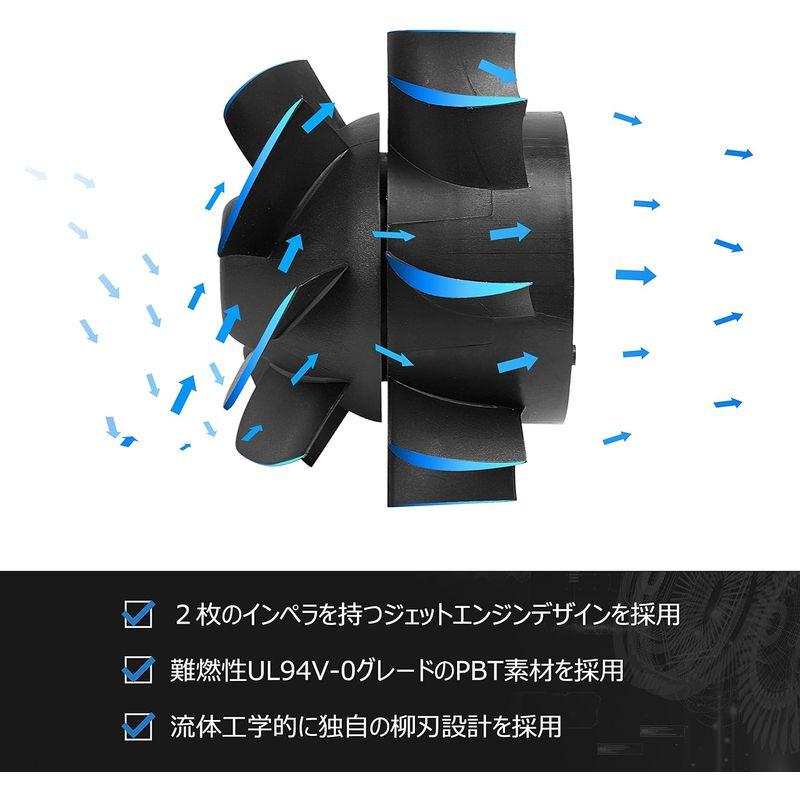 DUCTURBO 中間取付形ダクトファン 150mm 強力 風量:594? h 塗装 DUCTURBO 中間取付形ダクトファン 150mm 強力 風量:594? h 塗装