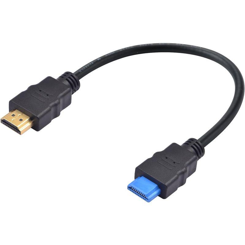 Duttek 4K HDMI変換ケーブル短い、薄型HDMIオスオス変換ケーブル18Gbps HDMI 2.0コード対応4K@60Hz HD｜keywest-store｜06
