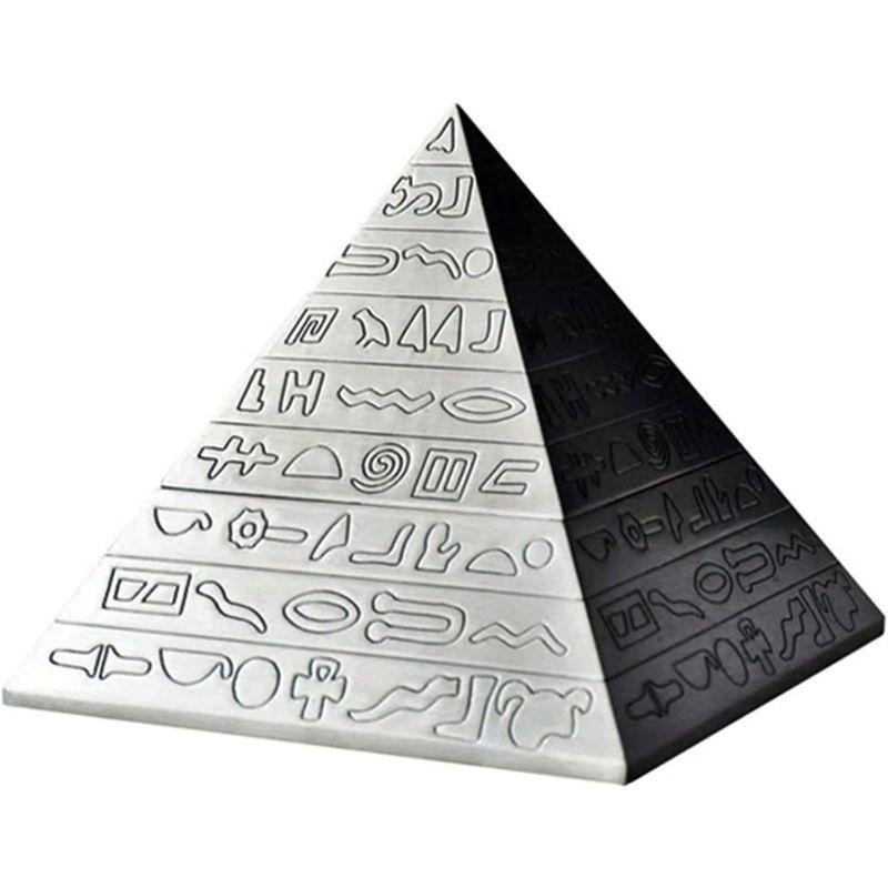 特別特価 ピラミッド 型 収納 小物入れ アンティーク 置物 アクセサリー ボックス 卓上 オブジェ (2個セット)