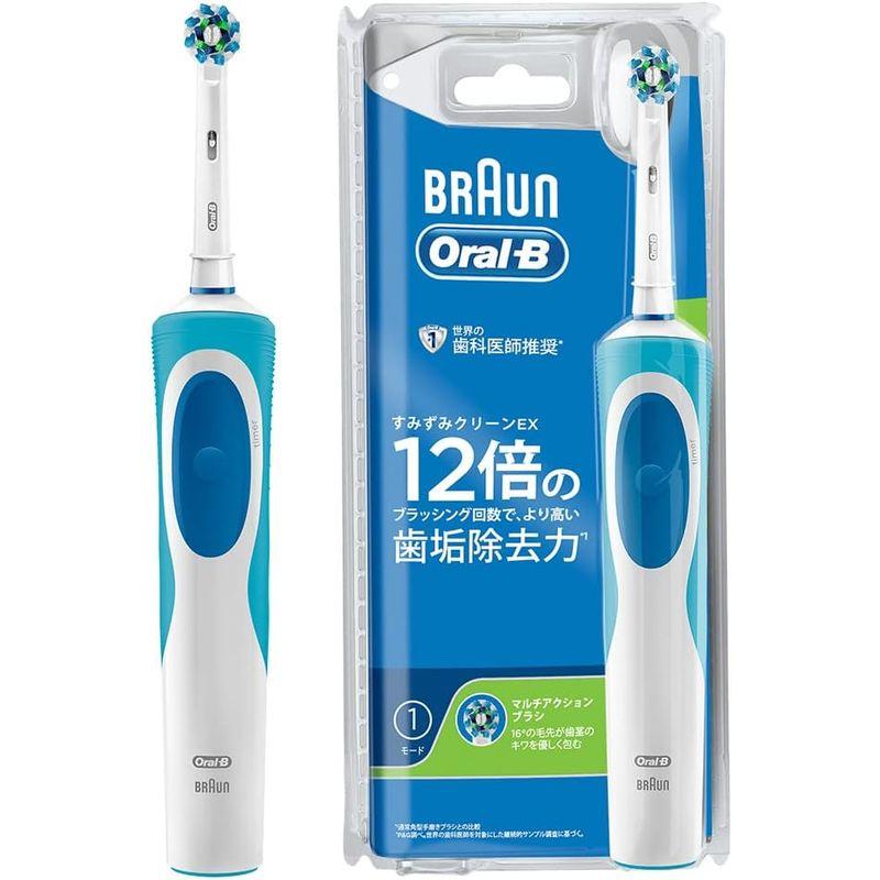 ブラウン オーラルB 電動歯ブラシ すみずみクリーンEX 1モードタイプ D12013AE｜kf-style｜06