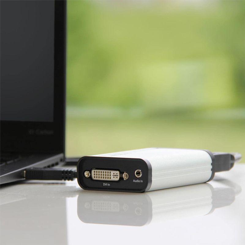 StarTech.com USB 3.0接続DVIビデオキャプチャーユニット 1080p/60fps対応テレビ動画レコーダー アルミ筐体 D｜kf-style｜05