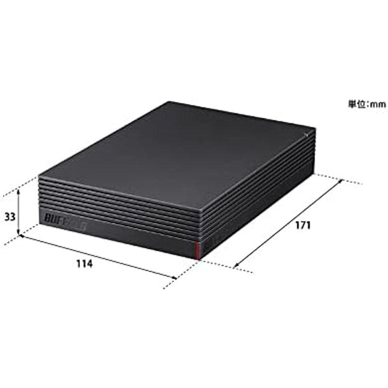 バッファロー HD-EDS4U3-BE パソコン&テレビ録画用 外付けHDD メカニカルハードデイスク 4TB｜kf-style｜02