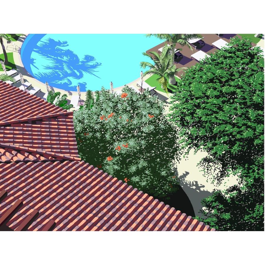 ガーデンプールの朝 絵 絵画 インテリア アート イラスト 沖縄 アリビラ N6ngahp6vt ケイ ファクトリー 通販 Yahoo ショッピング