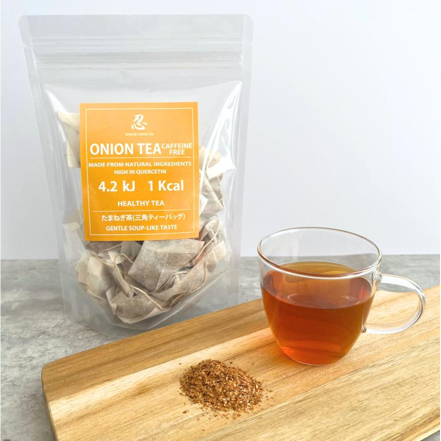 シノビボディ SHINOBI 国産たまねぎの皮茶《ノンカフェイン》(三角ティーバッグ30 包入) | 