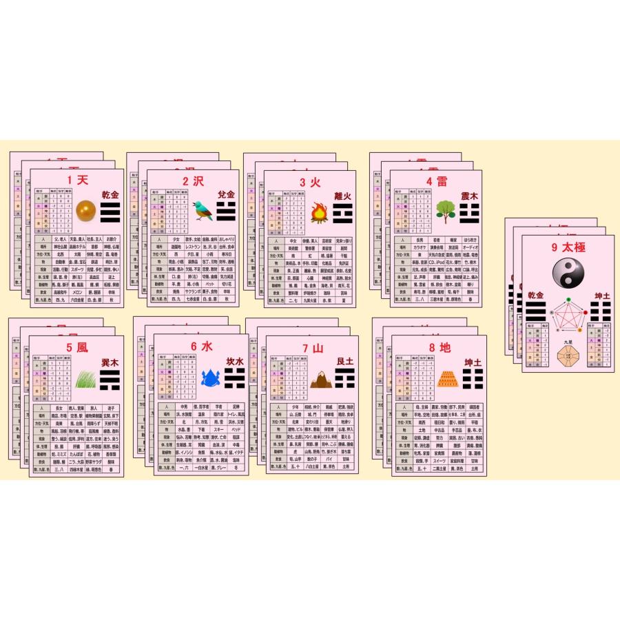 梅花心易入門＆五行梅花易カードセット 梅花心易入門＆五行梅花易カードセット : 北の風水師開運