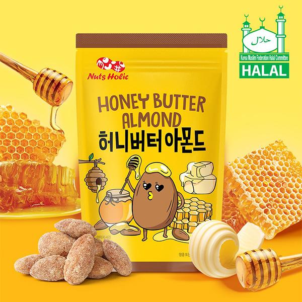 Nuts Holic】ハニーバターアーモンド 30g 韓国アーモンド : マッコリは
