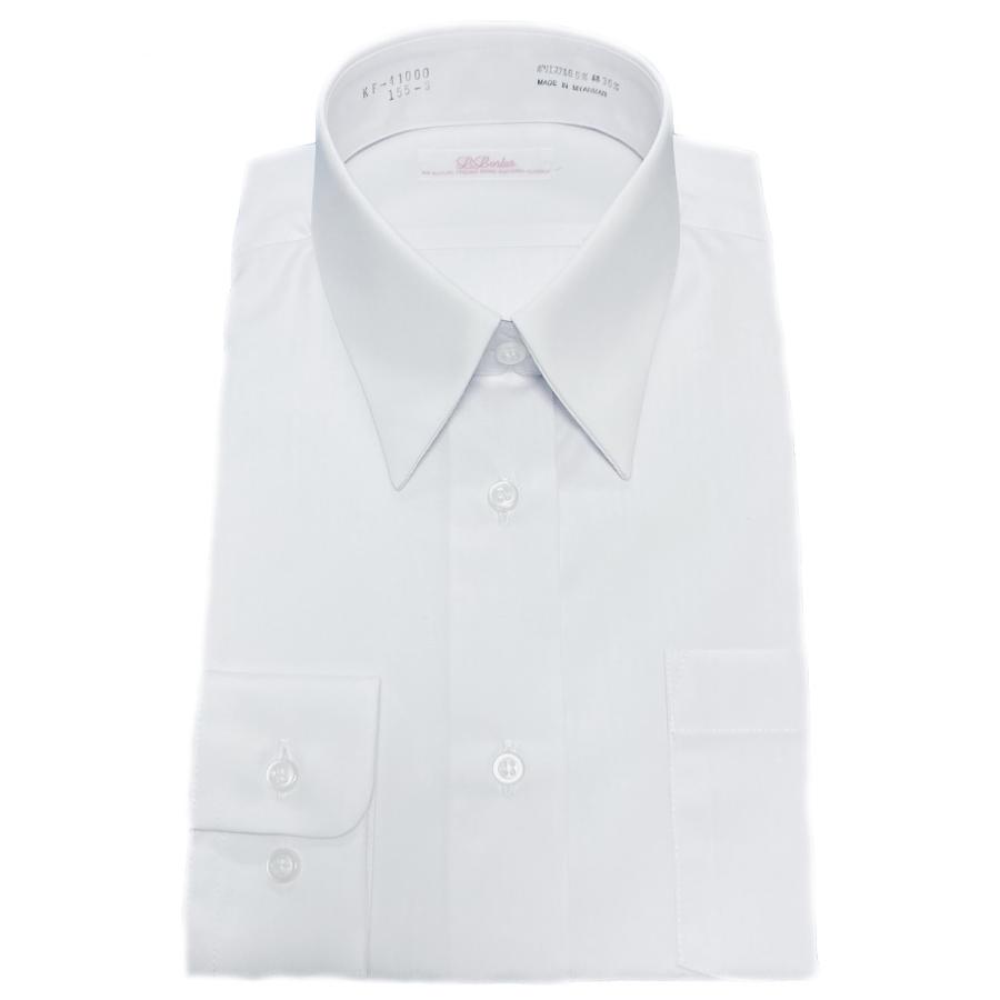 【送料無料】スクールシャツ 女子 長袖 ノーアイロン 形態安定 2枚セット カッターシャツ ノンアイロン 学生服 ブラウス 蛍光白 学生 ブラウス ワイシャツ 制服 |  | 09