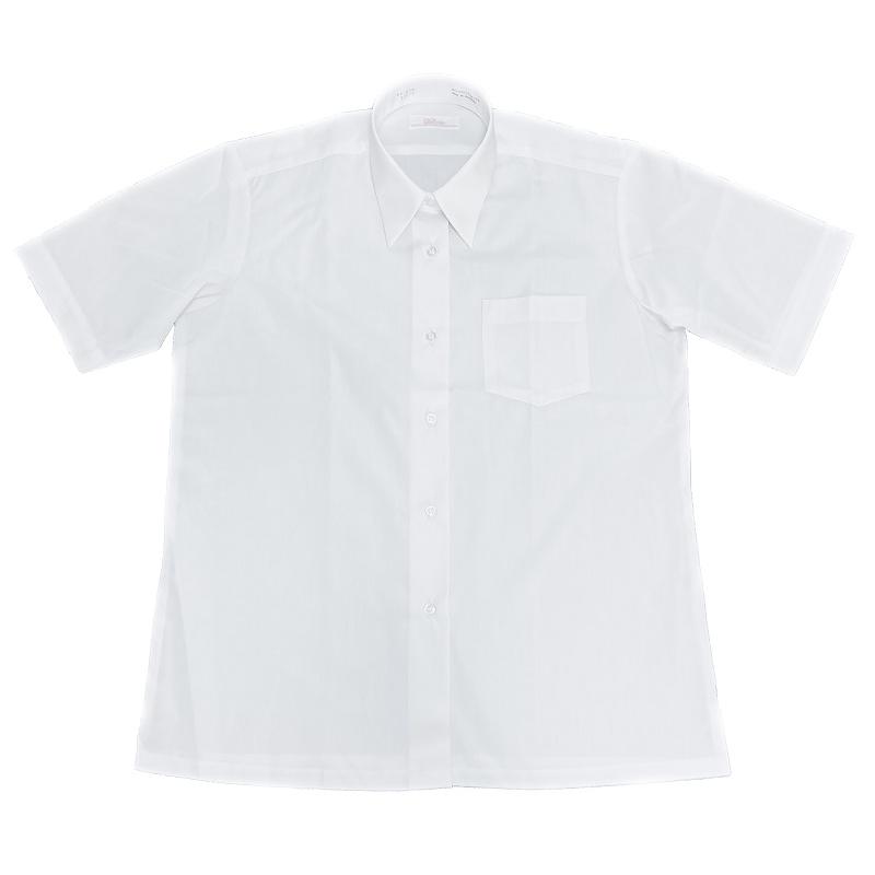 【送料無料】スクールシャツ 女子 半袖 ノーアイロン 形態安定 2枚セット カッターシャツ ノンアイロン 学生服 ブラウス 蛍光白 学生 ブラウス ワイシャツ 制服 |  | 08