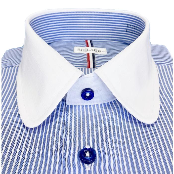 ワイシャツ 長袖 メンズ ドレスシャツ 形態安定 綿高混率 マイクロ