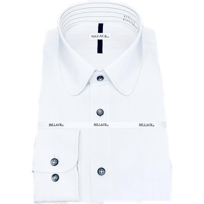 ワイシャツ 長袖 メンズ ドレスシャツ 形態安定 綿高混率 マイクロ