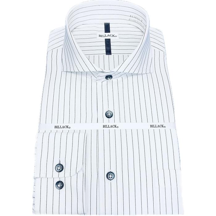 ワイシャツ 長袖 メンズ ドレスシャツ 形態安定 綿高混率 マイクロ