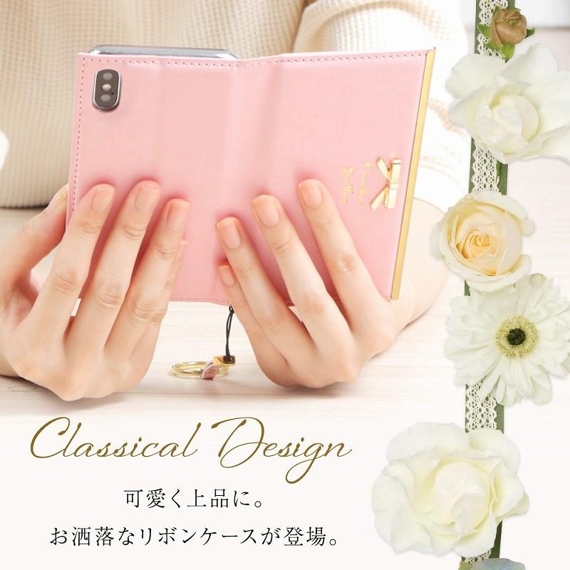 iPhone16e ケース 手帳型 リボンケース アイフォン16e おしゃれ かわいい 耐衝撃 スマホケース 携帯ケース iPhone カバー 手帳 | iPhone | 01