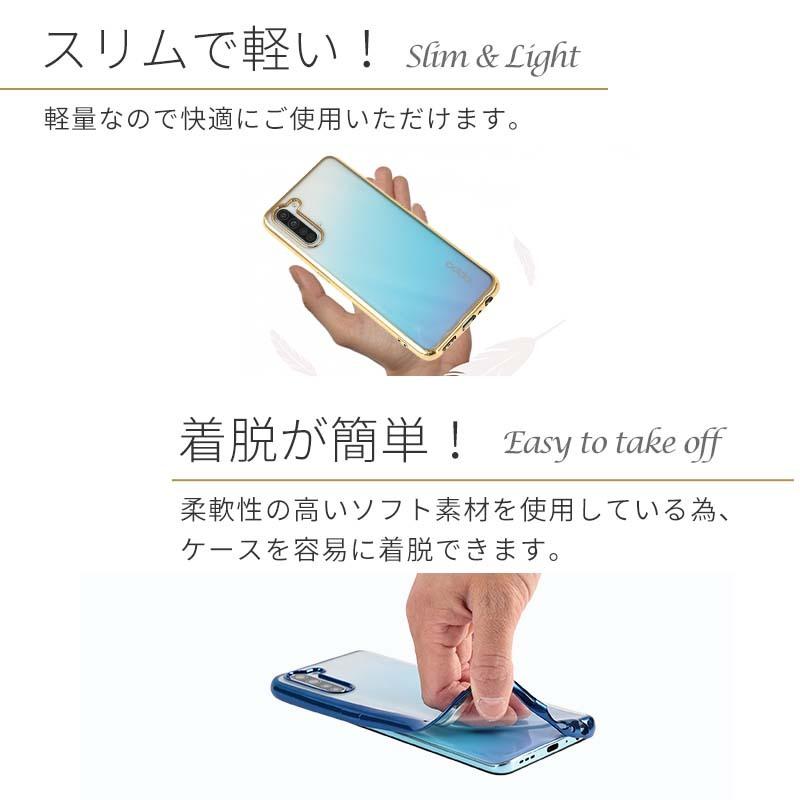 OPPO Reno 3A ケース TPU color カバー おしゃれ かわいい 耐