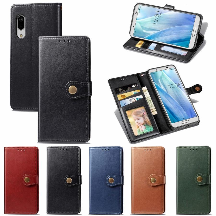 AQUOS sense3 plus ケース 手帳型 丸フラップ 手帳 カバー 901SH SH 