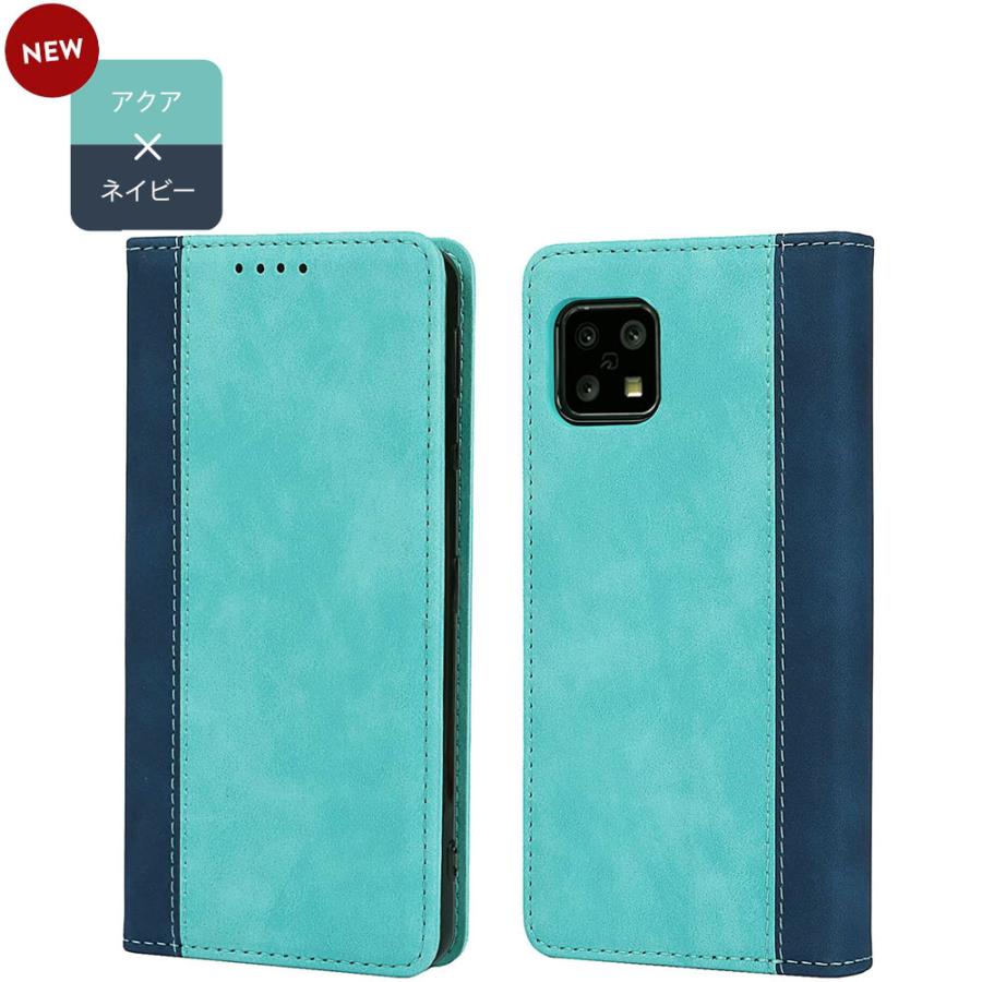 AQUOS sense4 ケース 手帳型 アクオスセンス4 KF レザー sense5G