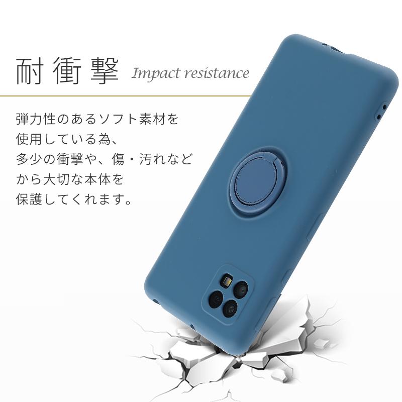 AQUOS sense4 ケース アクオスセンス4 カバー シリコン リング sense5G センス5G 耐衝撃 おしゃれ スマホ ソフトケース A003SH A004SH SH-41A SH-53A SHG03 | AQUOS | 05