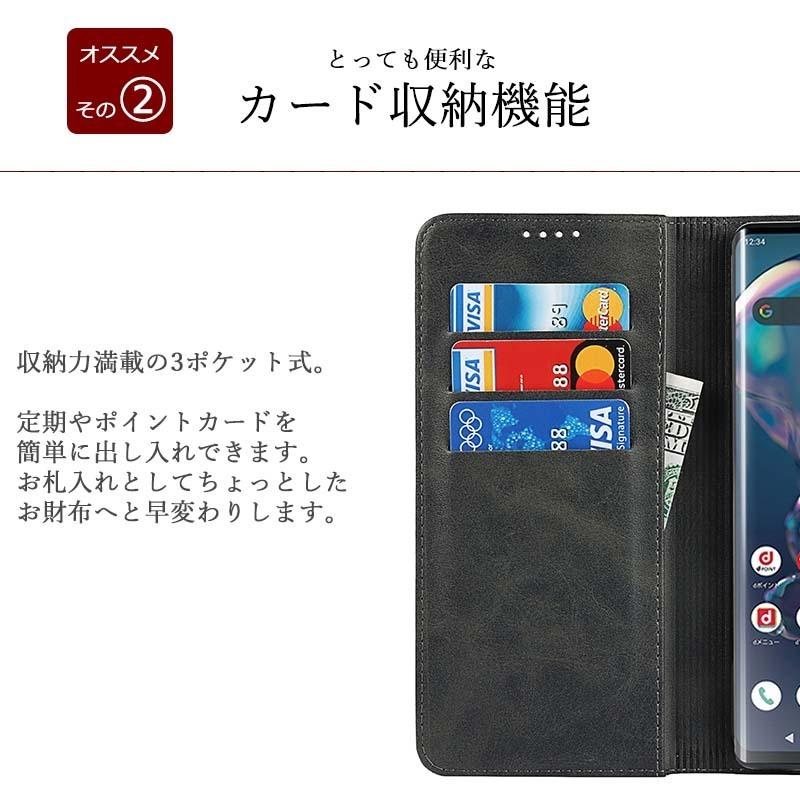 AQUOS R6 ケース手帳型 KF レザー アクオスR6 カバー aquosr6 スマホケース 携帯ケース スマホカバー おしゃれ 耐衝撃 A101SH SH-51B SH51B SH-M22｜kfstore｜03