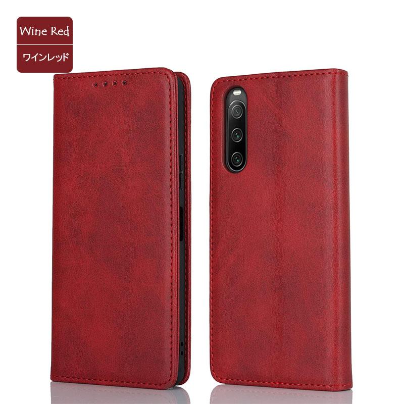 Xperia 10 IV ケース 手帳型 エクスペリア10IV カバー KF レザー スマホケース おしゃれ 耐衝撃 携帯ケース A202SO SO-52C SO52C SOG07 | Xperia | 11