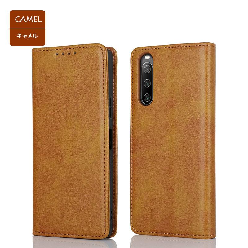 Xperia 10 IV ケース 手帳型 エクスペリア10IV カバー KF レザー スマホケース おしゃれ 耐衝撃 携帯ケース A202SO SO-52C SO52C SOG07 | Xperia | 09