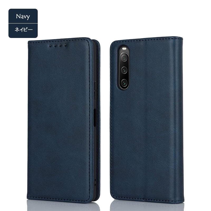 Xperia 10 IV ケース 手帳型 エクスペリア10IV カバー KF レザー スマホケース おしゃれ 耐衝撃 携帯ケース A202SO SO-52C SO52C SOG07 | Xperia | 10
