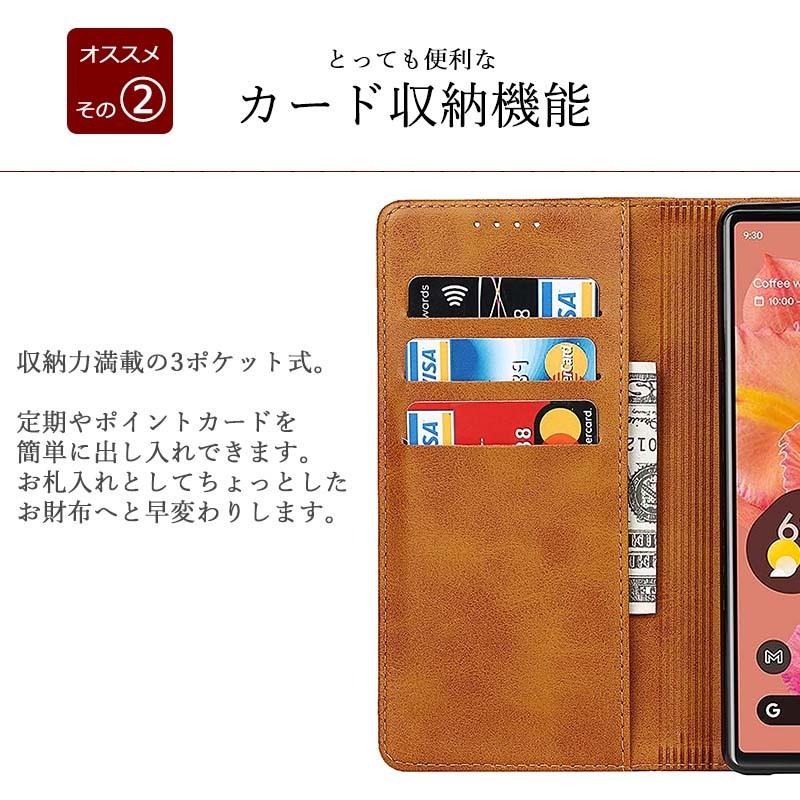 Pixel7a ケース Pixel7 グーグル ピクセル7a 手帳型 KF レザー Google カバー おしゃれ 耐衝撃 かわいい googlepixel7 スマホ 携帯 カード収納 | Google Pixel | 03