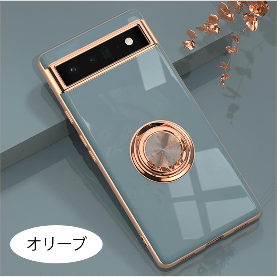 Google Pixel ピクセル6a ケース Pixel6a カバー ラグジュア リング