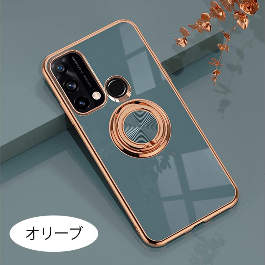 OPPO Reno5 A ケース ラグジュア リング カバー A103OP A101OP おしゃれ かわいい オッポ リノ5A スマホ 携帯 ソフトケース TPU 耐衝撃 保護｜kfstore｜12