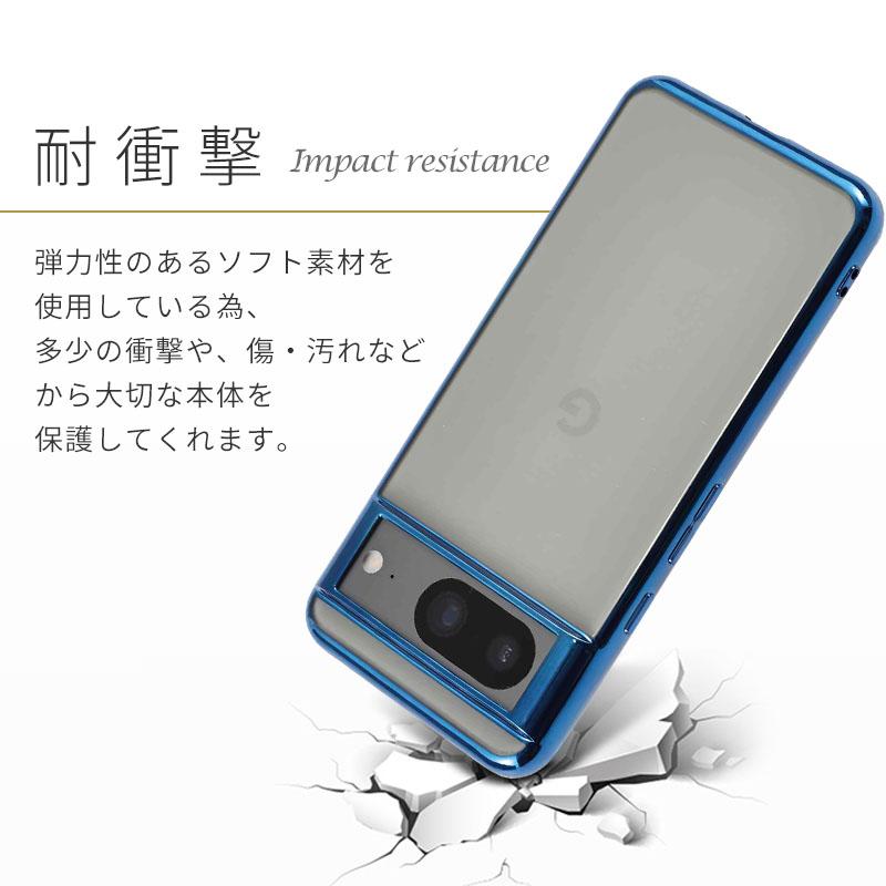 グーグル ピクセル8a ケース Pixel8 カバー TPU color Google おしゃれ クリア 耐衝撃 pixel8a スマホ 携帯 ソフトケース かわいい オシャレ | Google Pixel | 04