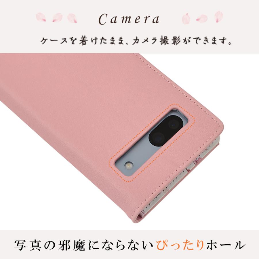 Pixel8a ケース グーグル ピクセル8a 手帳型 花柄ケース Google カバー 耐衝撃 かわいい googlepixel8a スマホ 携帯 おしゃれ ストラップ付 | Google Pixel | 07