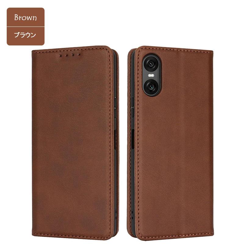Xperia 10 VI ケース 手帳型 エクスペリア10 VI カバー KF レザー 手帳 スマホケース SO-52E SO52E SOG14 A402SO XQ-ES44 XQES44 耐衝撃 おしゃれ Xperia10VI | Xperia | 12