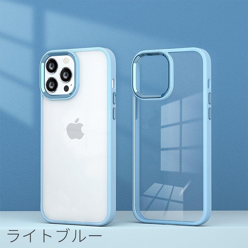 iPhone 14 13 アイフォン ケース ハイブリッド カバー おしゃれ かわいい 耐衝撃 クリア 透明 スマホケース 携帯カバー | iPhone | 09