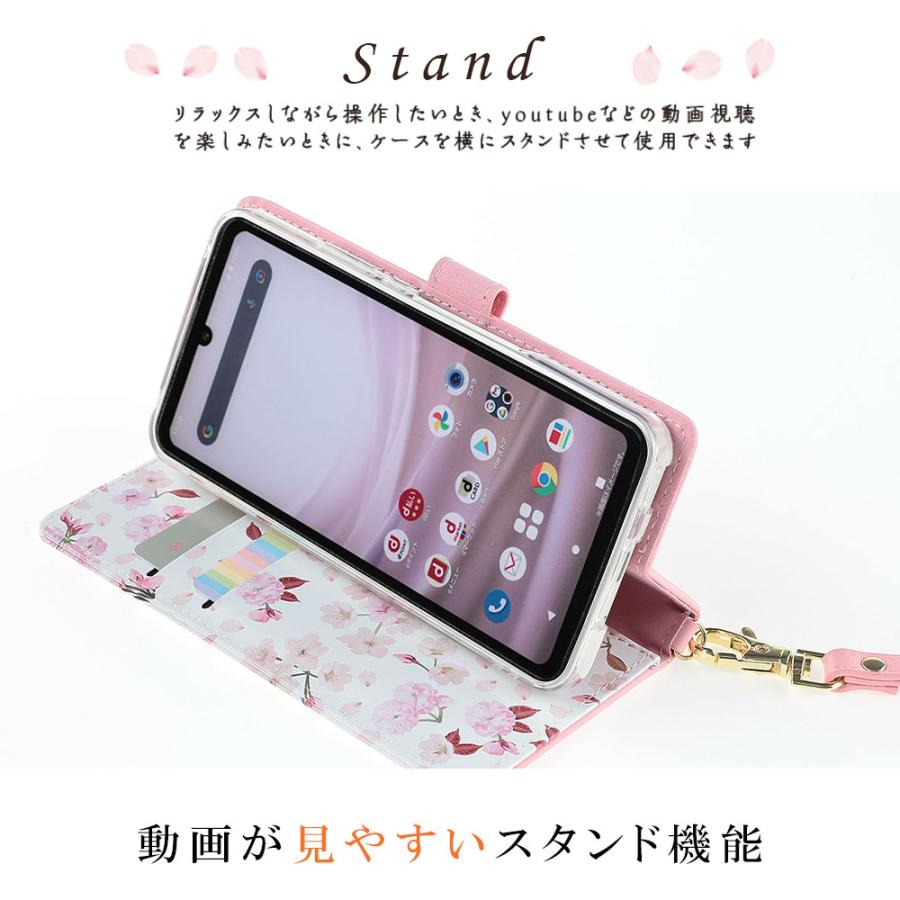 Galaxy A25 5G ケース 手帳型 花柄ケース ギャラクシー スマホケース カバー 携帯ケース おしゃれ 耐衝撃 SC-53F SC53F SCG33 SM-A253Z SMA253Z SM-A253Q | Galaxy | 09