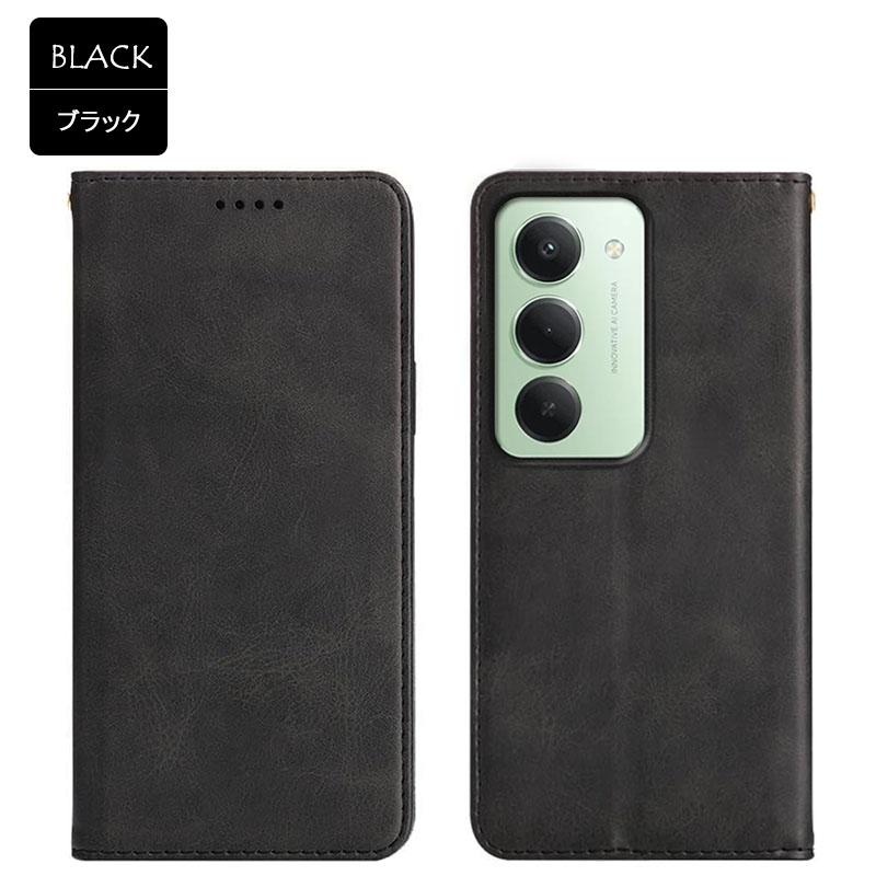 REDMI 15 5G ケース 手帳型 KF レザー カバー A501XM 耐衝撃 おしゃれ スマホケース レッドミー シンプル お洒落 保護 携帯カバー | Redmi | 06