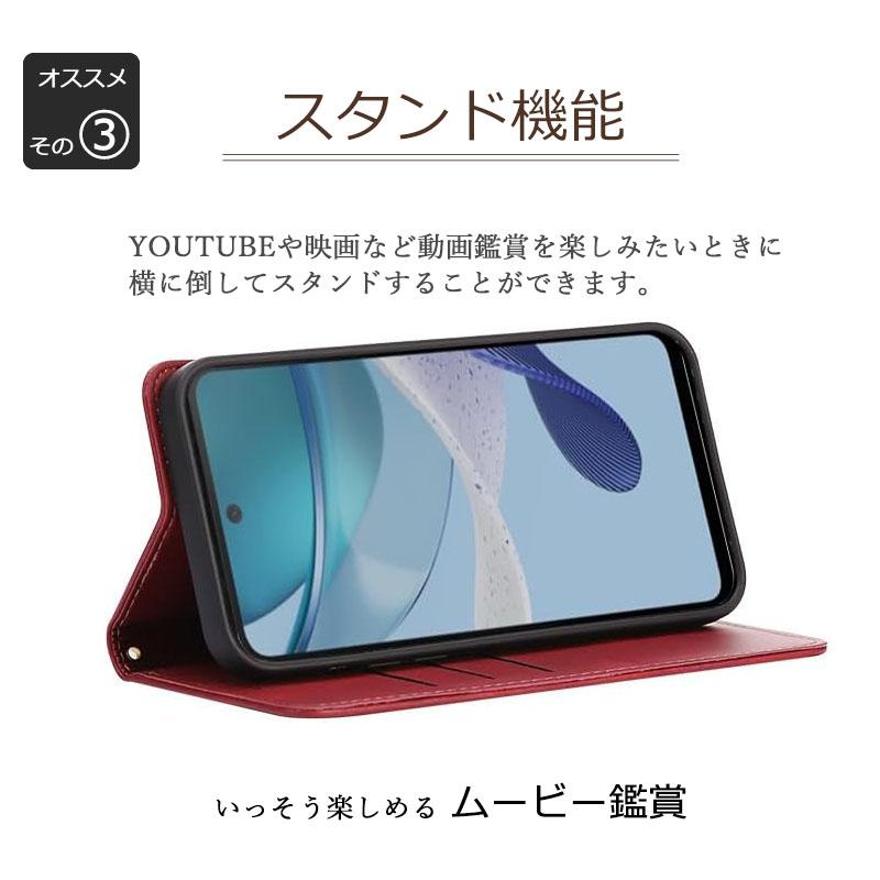 ZTE かんたんスマホ5 ケース A601ZT 手帳型 KF レザー スマホケース