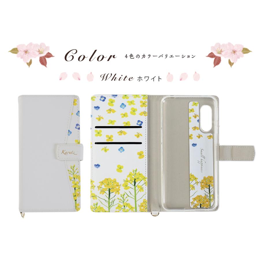 arrows We3 ケース 手帳型 アローズWe3 カバー 花柄ケース おしゃれ かわいい 耐衝撃 スマホケース F-52G F52G FCG04 M09 携帯ケース | arrows | 12