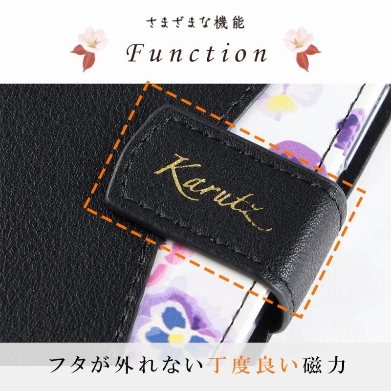 arrows We3 ケース 手帳型 アローズWe3 カバー 花柄ケース おしゃれ かわいい 耐衝撃 スマホケース F-52G F52G FCG04 M09 携帯ケース | arrows | 06