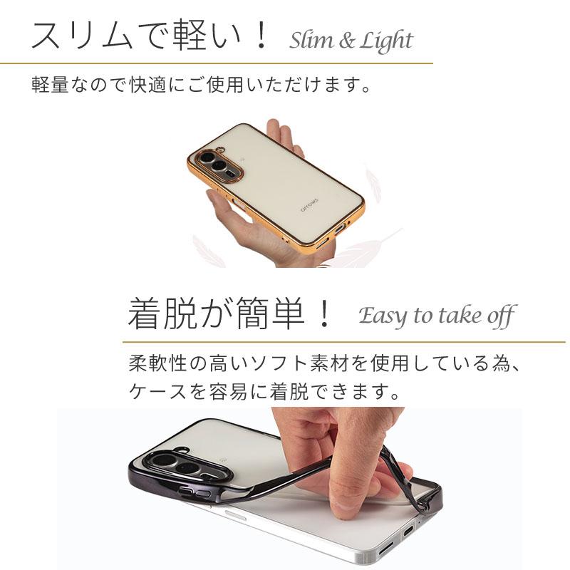 arrows Alpha2 ケース TPU color カバー F-51G M10 スマホケース アローズアルファ2 おしゃれ 耐衝撃 携帯 クリア ソフトケース | arrows | 03