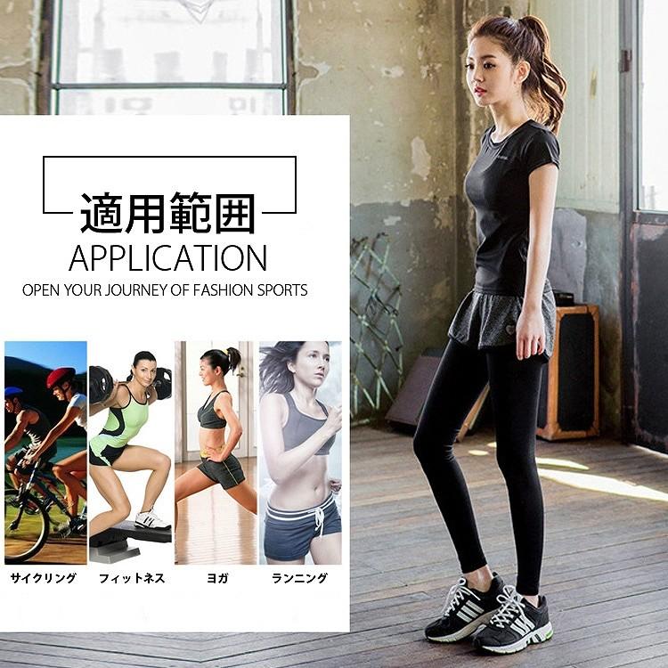 スポーツウェア レディース 上下セット ハート トレーニングウェア ヨガウェア ショートパンツ付き レギンス トップス Tシャツ フィットネスウェア 半袖 Z071 スマホケースのkfストア 通販 Yahoo ショッピング